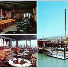 Jumbo c1970s Tiburon, CA Windjammer Restaurant Postcard Oversized Vtg 1T picture