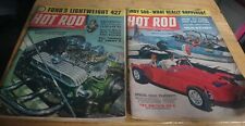 2 VTG Hot Rod Magazines July & August 1963 Ford's 427/ Tex Smiths XR-6 Special picture