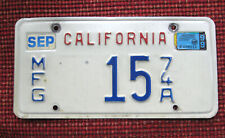 California Manufacturer License Plate, GM picture