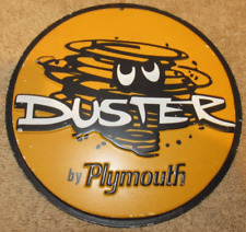 Plymouth Duster Tin Sign - 6-3/4 inches Mopar picture
