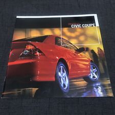 2004 Honda Civic Coupe Brochure Rare 01-05 02 03 USDM EM2 ES1 ES2 ES3 LX EX JDM picture