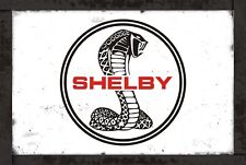 Shelby Cobra Rustic Vintage Sign Style Poster picture