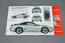 1990-1996 DODGE STEALTH (1992 R/T TURBO) Car PHOTO SPEC SHEET BROCHURE BOOKLET picture