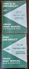 1960 & 1960-61-62 Chevrolet Truck Shop Manual Supplement General Motors Original picture