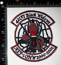 ONW 2000-01 USAF 421st Fighter Squadron Black Widows AEF-1 Patch picture