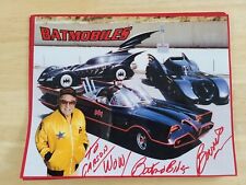 COLOR Authentic George Barris Signed 3 Generations Batmobile Photograph Batman picture