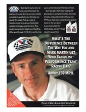1994 MARK MARTIN VALVOLINE Motor Oil Nascar Racing PRINT AD WALL ART - CLASSIC picture