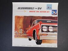 1964 Oldsmobile Jetstar Starfire F-85 + More Fold Out Color Sales Brochure  picture