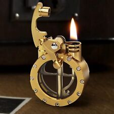 Vintage Steampunk Trench Cool Kerosene Fuel Tank Windproof Reusable Soft Flame picture