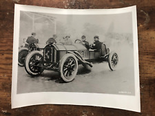 Vintage PHOTO Race Cars #31 Drivers on Brick Track Engine Exhaust 1900's #5 picture