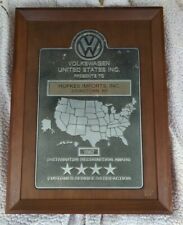 Vintage VW Volkswagen Hupkes Imports Inc 1987 Johnstown NY Distributor Award Tin picture