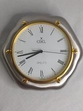 EBEL Desk Counter Wall Display Clock Swiss Dealer Bally's Promo Tested Working picture