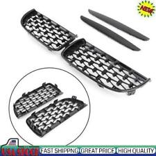 Meteor Black Kidney Grill Mesh Grille Fit For BMW E90 3 Series Sedan 2005-08 picture