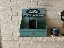 VINTAGE FORD DEALERSHIP ELECTRICAL PLUG WIRING DISPLAY TIN SIGN COMPLETE picture