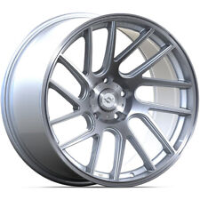 18x9.5 Brushed Apollo Silver Wheel Anovia Elder (ALL LEFTS) 5x100 35 picture