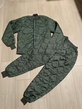Vtg 1963 Air Force USAF Flyers CWU-9/P Quilted Liner Jacket Matching Pants Small picture