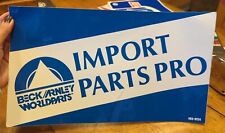 Original Vintage Beck Arnley Imports Parts Pro Racing Decal/Sticker 14 inch size picture