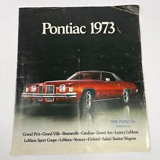 1973 Pontiac Sales Brochure Firebird, Trans Am Catalina Grand Am Bonneville picture