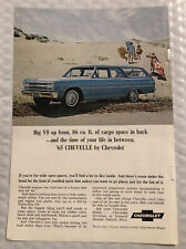 Vintage 1965 Chevrolet Chevelle Original Print Ad Full Page - Time Of Your Life picture