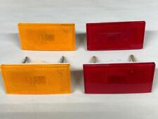 1970 1971 FORD TORINO FAIRLANE COBRA GT FRONT AND REAR SIDEMARKER LIGHT LENS SET picture