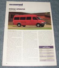 2003 2004 2005 2006 Dodge Sprinter Van Info Article  picture