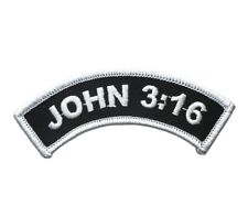John 3:16  4 inch rocker Patch PW F4D22X picture