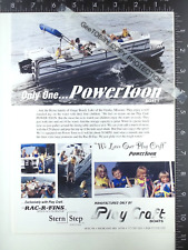 2000 ADVERTISING AD for Play Craft Powertoon pontoon boat 2001 1999 2002 picture
