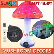 NEW Full Printing Colored Giant Inflatable Mushroom Decors with Air Blower USA picture