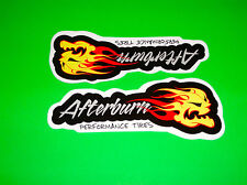 GBC MOTORSPORTS STREETFORCE AFTERBURN FRONT & REAR ATV TIRES STICKERS DECALS picture