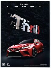 2018 Toyota Print Ad, '18 Camry Sedan Thrill Red Stylish Car Let's Go Places picture