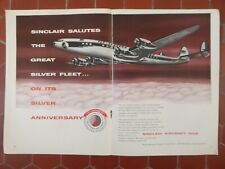7/1953 PUB SINCLAIR AIRCRAFT OIL LOCKHEED CONSTELLATION EASTERN AIR LINES AD picture