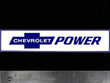 CHEVROLET POWER - Original Vintage 70's Racing Decal/Sticker Camaro Corvette V8 picture