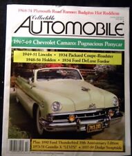 Collectible Automobile 1990 October 1967-69 Camaro Lincoln Packard Holden Fordor picture