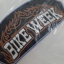 Bike Week Motorcycle Embroidered Patch, Biker Leather Jacket Daytona Sturgis picture