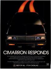 Cadillac Cimarron Magazine Ad Print Design Advertising picture