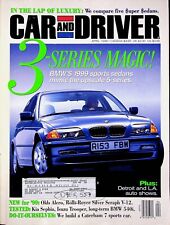 VTG. 1999 BMW, 3-SERIES MAGIC - Car And Driver Magazine, DEC Vol.43, No.10 1998 picture