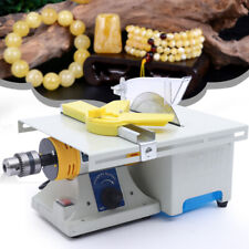 Mini Table Saw DIY Jewelry Lapidary Equipment 110V Benchtop Buffer Rock Grinder picture
