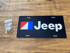 AMC Jeep Vanity License Plate- AMC Logo with Black Background picture