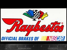 RAYBESTOS Official Brakes of NASCAR - Original Vintage Racing Decal/Sticker picture