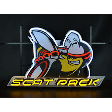 DODGE SCAT PACK NEON SIGN WITH BACKING picture