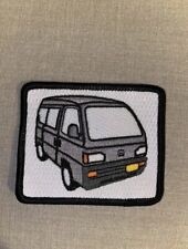 Honda Acty Mini Van Embroidered Patch In silver picture