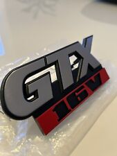 VW GTX 16V front grille badge. OEM NOS new in bag. Very rare picture