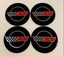Set Of 4 OZ Racing  Futura M283  Center Cap Emblem Logo Chevy Corvette. picture