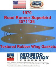 1970 Plymouth Superbird Correct Rear Wing Seals 3571136 New USA picture
