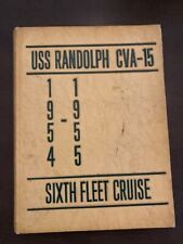 USS Randolph CVA-15 1954-1955 Sixth Fleet Cruise Yearbook/Cruisebook picture