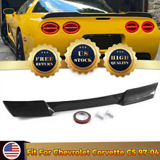 For 97-04 Corvette C5 & ZR1 Extended Style CARBON FIBER Rear Trunk Wing Spoiler picture
