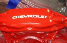 Chevrolet Brake Caliper Decal Stickers Hi-Temp - 6 Diff Colors - set of 4  picture