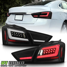 For 2014-2020 Chevy Impala Full LED Tail Lights w/ Sequential Signal Lamps Pair picture