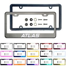 New Customize Stainless Steel License Frame Silicone Guard Fit Volkswagen Atlas picture