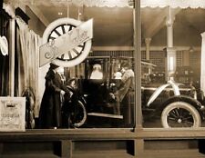 1922 Studebaker Dealership Window Vintage Old Photo 8.5